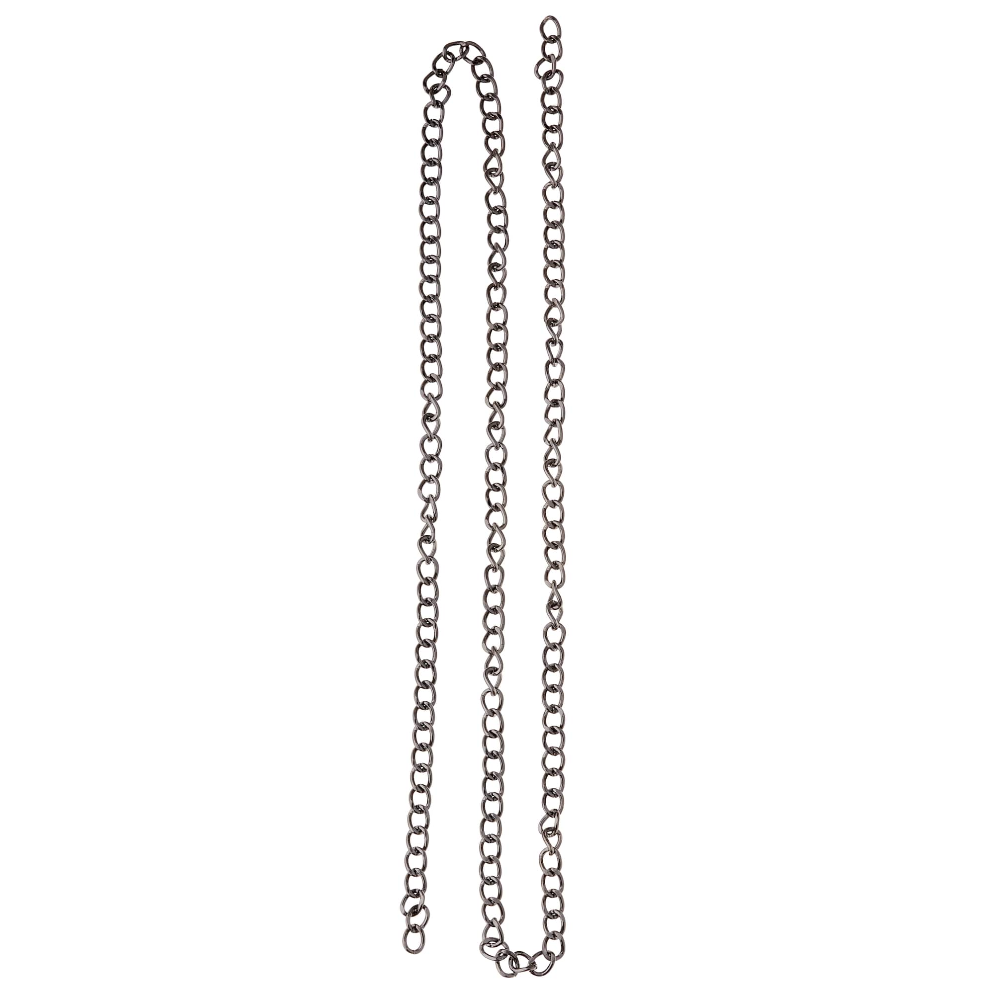 Gunmetal Small Double Figure 8 Chain by Bead Landing©